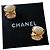 Chanel Große Ohrringe aus Kunstperlen CC Weiß Gold hardware