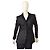 Dries Van Noten Black Tweed Wool Blazer Jacket Size 40