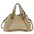 Chloé Borsa a spalla Chloe Paraty in pelle beige oro 2 vie Auth bs19071 D'oro - vista 13