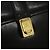 Céline Borsa a Spalla CELINE in Pelle Nera Oro Auth ar12705 Nero D'oro - vista 18