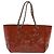 CHANEL Triple Coco Ketten Tote Tasche Lackleder Orange Silber CC Auth bs18659 - Ansicht 2