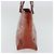 CHANEL Triple Coco Ketten Tote Tasche Lackleder Orange Silber CC Auth bs18659 - Ansicht 3