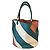 Flore Borsa a mano Lancel Flora Blu Rosa Bianco Pelle
