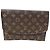 Pochette Louis Vuitton Rabat 23 Marrone in Tela