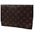 Pochette Louis Vuitton Rabat 23 Marrone in Tela - vista 7