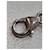 Collier Hermès Cage d'H en argent et émail bleu Argenté  - vue 7