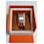 Hermès Loquet watch steel and enamel red Silvery  - view 10
