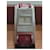 Hermès Loquet watch steel and enamel red Silvery  - view 4