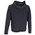 Prada Kapuzenpullover mit Reißverschluss aus Baumwolle und Nylon in Marineblau - Ansicht 3