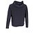 Prada Kapuzenpullover mit Reißverschluss aus Baumwolle und Nylon in Marineblau - Ansicht 8