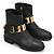 Stivali da biker Brooke di Giuseppe Zanotti Nero Gold hardware - vista 2