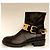 Stivali da biker Brooke di Giuseppe Zanotti Nero Gold hardware - vista 3