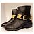 Stivali da biker Brooke di Giuseppe Zanotti Nero Gold hardware - vista 4