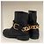 Stivali da biker Brooke di Giuseppe Zanotti Nero Gold hardware - vista 8