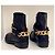 Stivali da biker Brooke di Giuseppe Zanotti Nero Gold hardware - vista 9