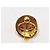 Orecchini vintage Chanel con bottoni martellati Gold hardware - vista 2