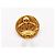 Orecchini vintage Chanel con bottoni martellati Gold hardware - vista 3