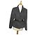 Weill Houndstooth Wool Jacket Dark Grey