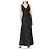 Vera Wang Burnout-Organza-Kleid schwarz