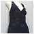 Vera Wang Burnout-Organza-Kleid schwarz - Ansicht 4