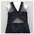 Vera Wang Burnout-Organza-Kleid schwarz - Ansicht 7