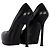 Pumps in pelle nera Saint Laurent - anni '20 Nero - vista 3