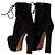 Alaïa Stivaletti in suede nero con lacci - Anni '20 - vista 3