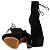 Alaïa Stivaletti in suede nero con lacci - Anni '20 - vista 5
