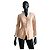 Thierry Mugler Jacke Leinen Pfirsich Angeln