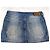 Minigonna in cotone blu D&G - vista 6