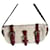 Borsa Loewe Rossa ed Eggshell in pelliccia e nylon Rosso Bianco sporco