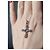 Autre Marque Pendente croce in argento 925 con zircone cubico - vista 9