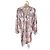Vestido mini de viscosa impresa Iro Nirveli con mangas largas Multicolor