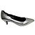 Saint Laurent Charlotte 55 Pump Tacchi Kitten Argento