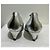 Saint Laurent Charlotte 55 Pump Tacchi Kitten Argento - vista 2