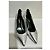 Saint Laurent Charlotte 55 Pump Tacchi Kitten Argento - vista 4