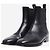 The row Black leather Chelsea ankle boots - size EU 38 - view 2
