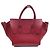 Céline BOLSA DE MÃO CELINE TIE BAG MINI COURO VERMELHO 25CM