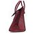 Céline BOLSA DE MÃO CELINE TIE BAG MINI COURO VERMELHO 25CM - vista 4