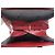 Céline BOLSA DE MÃO CELINE TIE BAG MINI COURO VERMELHO 25CM - vista 9