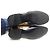 SCARPE CHANEL G31213 RICHELIEU 38 IN PELLE LUCIDA D'ORO E NERA - vista 6