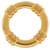Hermès ANNEAU FOULARD HERMES EN FORME DE BOUEE EN METAL DORE MUD GOLDEN SCARF RING Métal Doré  ref.1769275