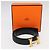 Hermès Cinturón HERMES Constance Cinturón Cuero 42,9" Negro Oro Auth am7024A Dorado - vista 14