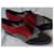 Autre Marque Derby Couplet in pelle nera e rossa Nero Rosso - vista 4