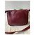 Borsa a spalla Cartier in pelle e camoscio bordeaux Bordò - vista 3