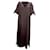 Autre Marque Mother of Pearl Louella Faux Pearl-Embellished Maxi Dress in Maroon Tencel Brown Red Lyocell  ref.1769967