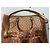 Borsa a mano Gucci Sukey in tela monogramma e pelle verde oliva - vista 3