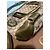 Borsa a mano Gucci Sukey in tela monogramma e pelle verde oliva - vista 6