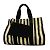 Hermès Hermes Tote Bag Cannes MM aus Canvas Schwarz Weiß