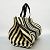 Hermès Hermes Tote Bag Cannes MM aus Canvas Schwarz Weiß - Ansicht 2